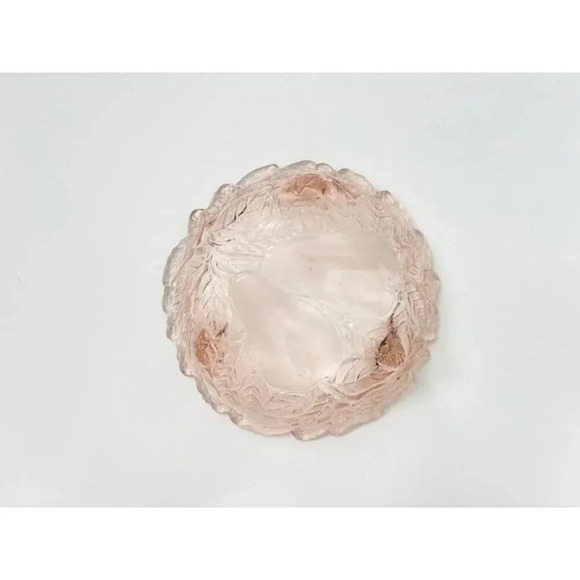 Pink Jeannette Depression Glass Sweet Pear Foliage 1930's Decorative Pressed Gla - Picture 7 of 10